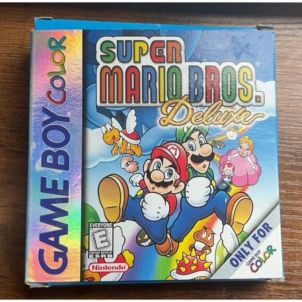 Super Mario Bros Deluxe Gameboy Color Complete CIB Authentic